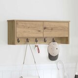  Vješalica za kapute na zidu Umjetnički hrast 80 x 20 x 30 cm | shoptok.hr