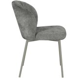 P & B STOL, les, kovina, tekstil siva | Shoptok.si