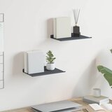 Lebdeća polica Zidne 2 pcs Antracit 30 x 18 x 2,5 cm Čelik | Eponuda.ba