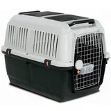 bracco travel 4 transporter za ljubimce sa metalnim vratima, 70x50x51.5cm, sivo-crni