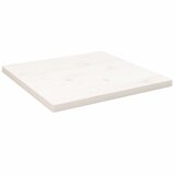 vidaXL Mizna plošča bela 60x60x2,5 cm trdna borovina Cene