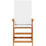  Vrtna stolica 8 pcs Smeđa i bijela 57 x 71,5 x 104 cm | shoptok.hr