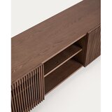 Kave Home Temno rjava TV omarica v orehovem dekorju 180x49,5x42,5 cm Beyla – | Shoptok.si