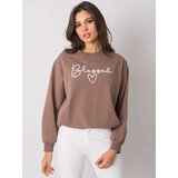 RUE PARIS Sweatshirt-RV-BL-7212.23P-brown | Shoptok.si