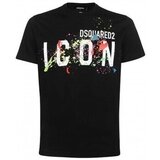 Dsquared Majice s kratkimi rokavi T-Shirt Icon Homme noir Črna | Shoptok.si