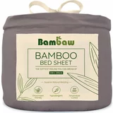 Bambaw rjuha iz bambusa 180 x 200 cm - dark grey