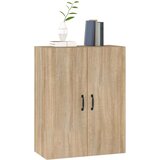 vidaXL Viseča omarica sonoma hrast 69,5x34x90 cm konstruiran les | Shoptok.si