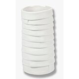 Mette Ditmer Denmark Bela porcelanasta ročno izdelana vaza Ribbon – Cene