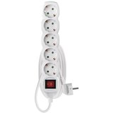 Emos Podaljšek 1,4 m / 5 vtičnic / beli / PVC / 1 mm2 Cene