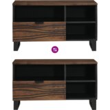 vidaXL TV kabineta 80x33.5x46 cm trden les Mangou & inženirni les | Shoptok.si