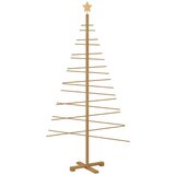 vidaXL Leseno božično drevo z stojalom Rjava 180 cm Bambus | Shoptok.si