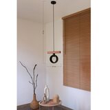  Duolla - Visilica na sajli IRONLINE 1xE27/15W/230V borovina/hrast/crna | Eponuda.com