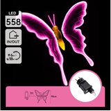 Aigostar LED Spoljašnja dekoracija 558xLED 90 cm IP44 leptir/ružičasta | Eponuda.com
