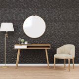 vidaXL Zidni paneli 12 kom crni 50 x 50 cm EPS 3 m² uzorak ametista | shoptok.hr