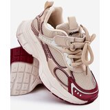 Boto Lightweight Kids Sneakers On Thick Sole Gold Xairana | shoptok.hr