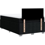  Krevet box spring s madracem crni 120 x 190 cm od tkanine | shoptok.hr