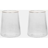 Sinsay Set rebrastih čaša sa zlatnim obrubom 2 pack | shoptok.hr