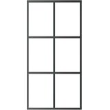  Klizna vrata od stakla ESG i aluminija 102 x 205 cm crna | Eponuda.com