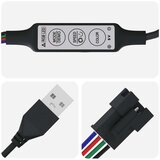  LED traka 4 pcs Crna i prozirna 130 x 0 8 x 0 3 cm | shoptok.hr