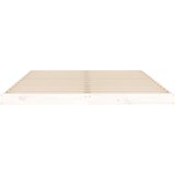 Posteljni okvir bel 140x190 cm trdna borovina, (20723672) | Shoptok.si