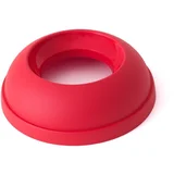 Crveni plastičan poklopac za kantu za smeće za odvojeni otpad –