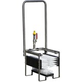 Cemo Čistilnik za škornje ECO, iz nerjavnega jekla, DxŠxV 330 x 330 x 820 mm | Shoptok.si