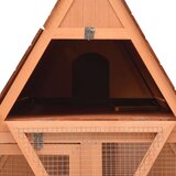 vidaXL Zajčnik 152x127x109,5 cm trden les jelke | Shoptok.si
