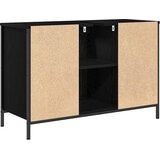 Ormarić za umivaonik s ladicama crni hrast 90x34,5x60 cm | shoptok.hr