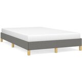 Maison Chic Posteljni okvir - Dvoposteljna postelja - Zakonska postelja brez vzmetnice temno siva 120x190 cm blago-J12993, (21776960) | Shoptok.si