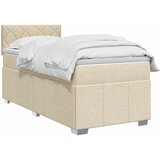 Boxspring krevet s madracem Krem 80 x 200 cm Tkanina | shoptok.hr