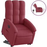 Maison Chic Električni naslanjač - Relax naslanjač s funkcijo vstajanja vinsko rdeč, (22062577) | Shoptok.si