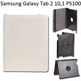 Vrtljivi ovitek / etui / zaščita za Samsung Galaxy Tab 2 10,1 P5100 - beli Cene