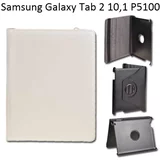  Vrtljivi ovitek / etui / zaščita za Samsung Galaxy Tab 2 10,1 P5100 - beli