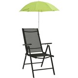 vidaXL Suncobrani za stolice za kampiranje 2 kom zeleni 105 cm | shoptok.hr