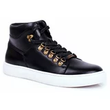 Kesi Mens Sneakers Shoes Goe leather black GG1N3009