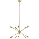 Elstead Lighting Elstead Jax Lestenec z 10 lučmi, polirana medenina, G9, (22098248) | Shoptok.si