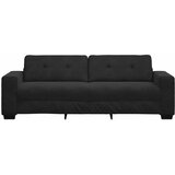  Trosjed Kauč Crni 220x78x80 cm Baršun | shoptok.hr