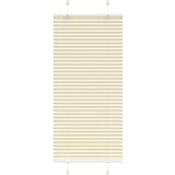 vidaXL Plisirana roleta krem 65x150 cm širina tkanine 64,4 cm | shoptok.hr