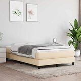  s oprugama i madracem krem 120 x 200 cm od tkanine | shoptok.hr