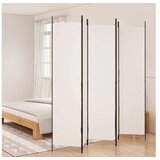  pregrada s 5 panela bijela 250 x 220 cm od tkanine | shoptok.hr