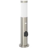  Stupić sa senzorom i utičnicom 50 cm nehrđajući čelik IP44 | shoptok.hr