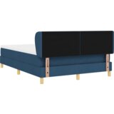 Box Opravljeno posteljno dno z vzmetnico - Modra, 160x200 cm, Tkanina, (22051169) | Shoptok.si