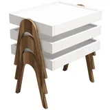 roma walnut white