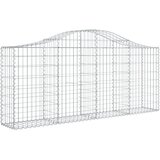  Lučne gabionske košare 11 kom 200x30x80/100cm pocinčano željezo | shoptok.hr