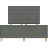  Krevetna konstrukcija Tamnosiva 140x190 cm Tkanina | shoptok.hr