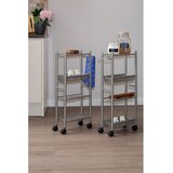 Premier Housewares Metalna kolica za posluživanje na kotačima 16x40 cm Dara – | shoptok.hr