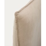 Kave Home Sivorjavo oblazinjeno vzglavje 180x118 cm Jaira – | Shoptok.si