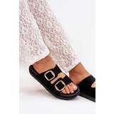 Boto Women's Platform Sandals With Golden Buckles Black Verena | ePonuda.com
