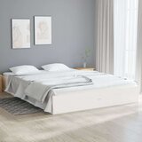  Za krevet od masivnog drva bijeli 135x190 cm 4FT6 bračni | shoptok.hr