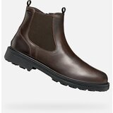 Geox Men's Brown Ankle Boots Lagorai + Grip B A - Mens Cene